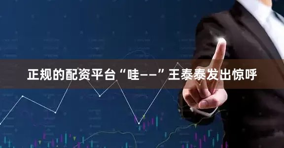 正规的配资平台“哇——”王泰泰发出惊呼